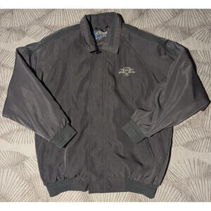 Vintage Lucky Jacket WEN QING Tag Hong Kong Style Men M Retro Bomber Windbreaker